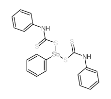 anilinomethanedithioate; phenylantimony结构式