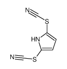 (5-thiocyanato-1H-pyrrol-2-yl) thiocyanate结构式