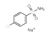 sodium,4-chlorobenzenesulfonamide结构式