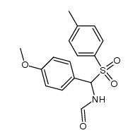 N-[(4-methoxyphenyl)-(toluene-4-sulfonyl)methyl]formamide结构式