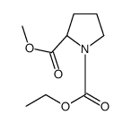 METHYL-R-N-(METHOXY CARBONYL)-PROLINE ESTER结构式