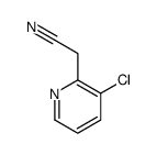 3-Chloro-2-pyridineacetonitrile结构式