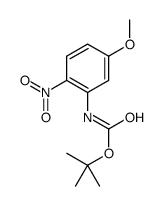 tert-butyl 5-methoxy-2-nitrophenylcarbamate结构式