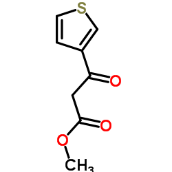 Methyl 3-oxo-3-(3-thienyl)propanoate结构式