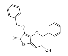 5-(2-hydroxyethylidene)-3,4-bis(phenylmethoxy)furan-2-one结构式