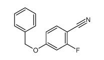 4-(benzyloxy)-2-fluorobenzonitrile结构式