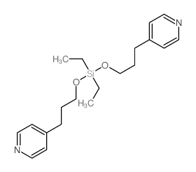 diethyl-bis(3-pyridin-4-ylpropoxy)silane结构式