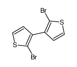 2-bromo-3-(2-bromothiophen-3-yl)thiophene结构式