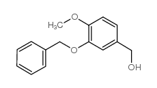3-苄氧基-4-甲氧苄醇结构式