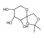alpha-l-Sorbopyranose, 1,2-O-(1-methylethylidene)-结构式