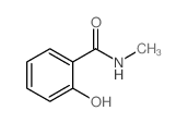 N-甲基水杨酰胺结构式