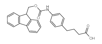 Fmoc-4-(4-氨基苯基)丁酸结构式