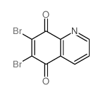 6,7-dibromoquinoline-5,8-dione结构式