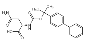L-Asparagine,N2-[(1-[1,1'-biphenyl]-4-yl-1-methylethoxy)carbonyl]-结构式