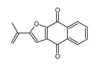 2-Isopropenyl-2,3-dihydronaphtho[2,3-b]furan-4,9-dione结构式
