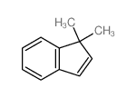 1,1-二甲基-1H-茚结构式