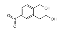 2-(2-(HYDROXYMETHYL)-5-NITROPHENYL)-ETHANOL结构式