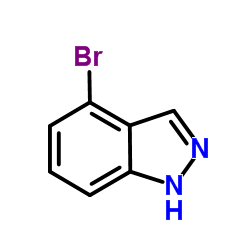 4-溴吲唑结构式