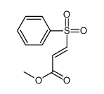 methyl 3-(benzenesulfonyl)prop-2-enoate结构式