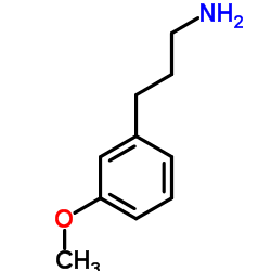 3-(3-甲氧基苯基)-1-丙胺结构式