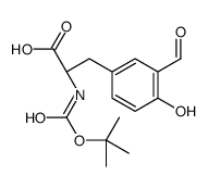 (2S)-3-(3-formyl-4-hydroxyphenyl)-2-[(2-methylpropan-2-yl)oxycarbonylamino]propanoic acid结构式