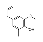 2-methoxy-6-methyl-4-prop-2-enylphenol结构式