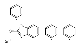 1,3-benzoxazol-2-ylsulfanyl(triphenyl)stannane结构式