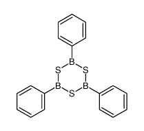 2,4,6-triphenyl-1,3,5,2,4,6-trithiatriborinane结构式