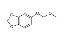5-(methoxymethoxy)-4-methyl-1,3-benzodioxole结构式