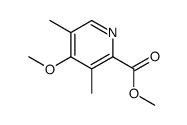 Methyl 4-Methoxy-3,5-dimethylpicolinate结构式