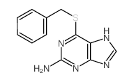 9H-Purin-2-amine,6-[(phenylmethyl)thio]-结构式