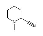 1-methylpiperidine-2-carbonitrile结构式