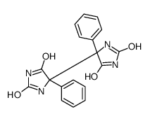 5-(2,5-dioxo-4-phenylimidazolidin-4-yl)-5-phenylimidazolidine-2,4-dione结构式