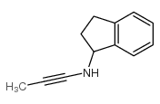 2,3-二氢-n-2-丙炔-1-基-1H-茚-1-胺结构式