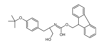Fmoc-O-tert-butyl-L-tyrosinol结构式