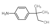 2-(4-氨基苯基)-2-甲基-1-丙醇结构式