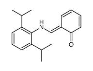 6-[[2,6-di(propan-2-yl)anilino]methylidene]cyclohexa-2,4-dien-1-one结构式