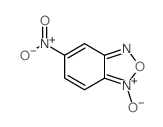 4-nitro-9-oxido-8-oxa-7-aza-9-azoniabicyclo[4.3.0]nona-2,4,6,9-tetraene结构式