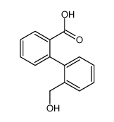 2-羟基甲基-联苯-2-羧酸结构式