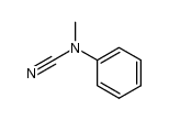 N-methyl-N-phenylcyanamide结构式