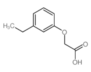 (3-乙基苯氧基)-乙酸结构式