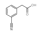3-氰基-苯乙酸结构式