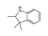 2,3,3-Trimethyl-2,3-dihydro-1H-indole结构式