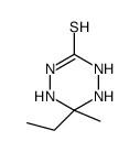6-ethyl-6-methyl-1,2,4,5-tetrazinane-3-thione结构式