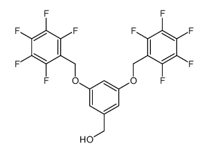 [3,5-bis[(2,3,4,5,6-pentafluorophenyl)methoxy]phenyl]methanol结构式