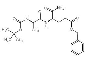 丁氧羰基-丙氨酸-D-谷氨酸-氨结构式
