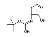 Carbamic acid, [(1R)-1-(hydroxymethyl)-3-butenyl]-, 1,1-dimethylethyl ester结构式
