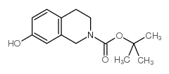 7-羟基-3,4-二氢异喹啉-2(1h)-羧酸叔丁酯结构式