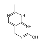 4-氨基-5-(甲酰胺基甲基)-2-甲基嘧啶结构式