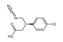 (R)-4-azido-3-(4-chlorophenyl)butanoic acid结构式